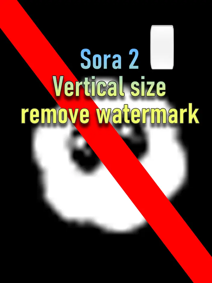 Sora2 vertical video dynamic watermark removal