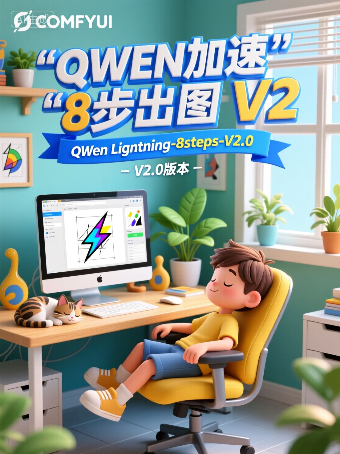 Qwen-Image-Lightning-8steps-V2.0 bf16