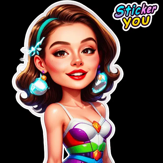 Sticker portrait