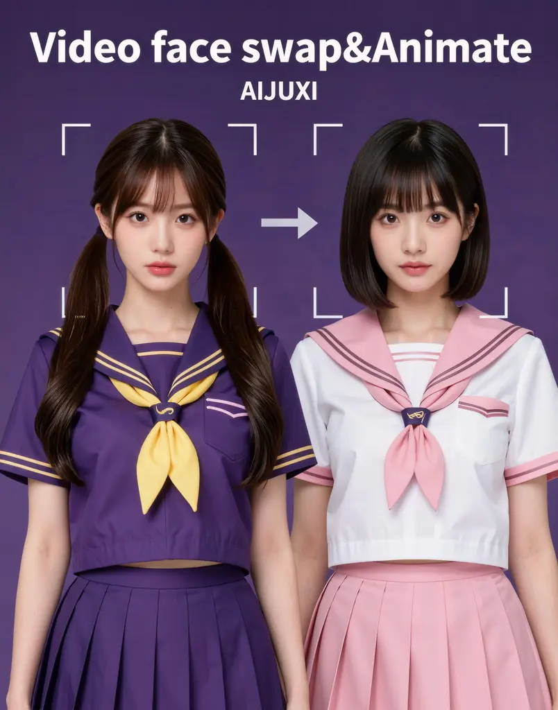 The strongest video face swap, head swap Animate Wan2.2 = Bilibili Ai Ju Xi