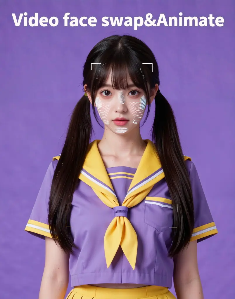 The strongest video face swap, head swap Animate Wan2.2 = Bilibili Ai Ju Xi