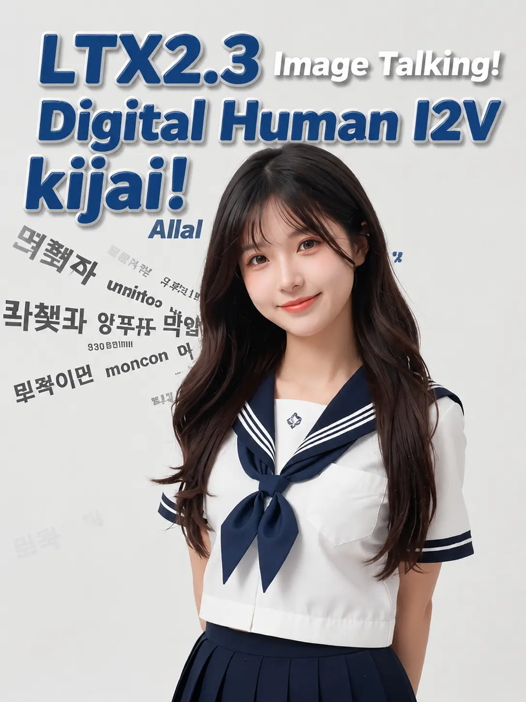 LTX2.3 Digital Human Talking and Singing Lip Sync! Optimized and Upgraded kj Version! Bilibili Ai Ju Xi