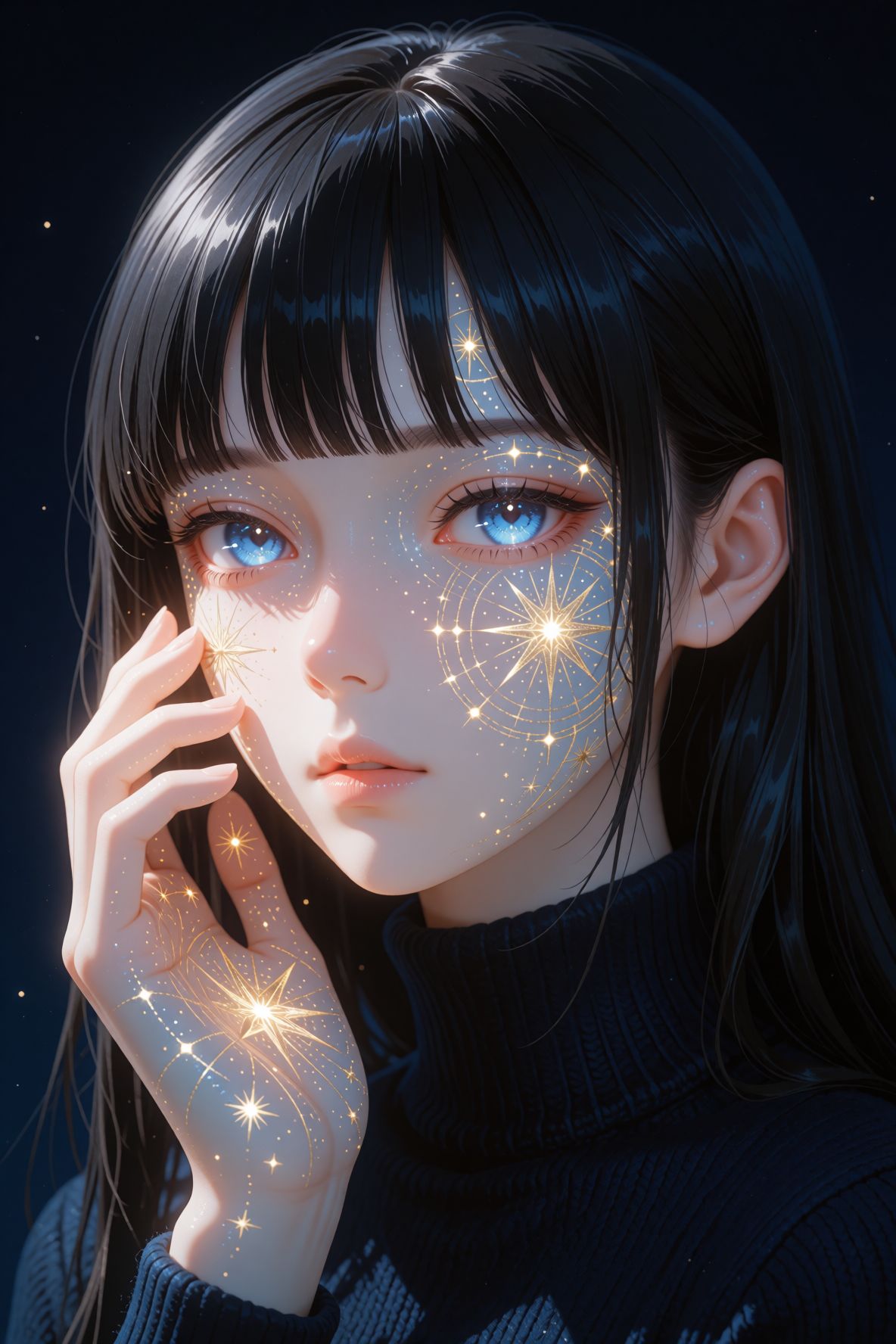 Semi Real Anime Soft Light 2.5D Thick Painted Anime