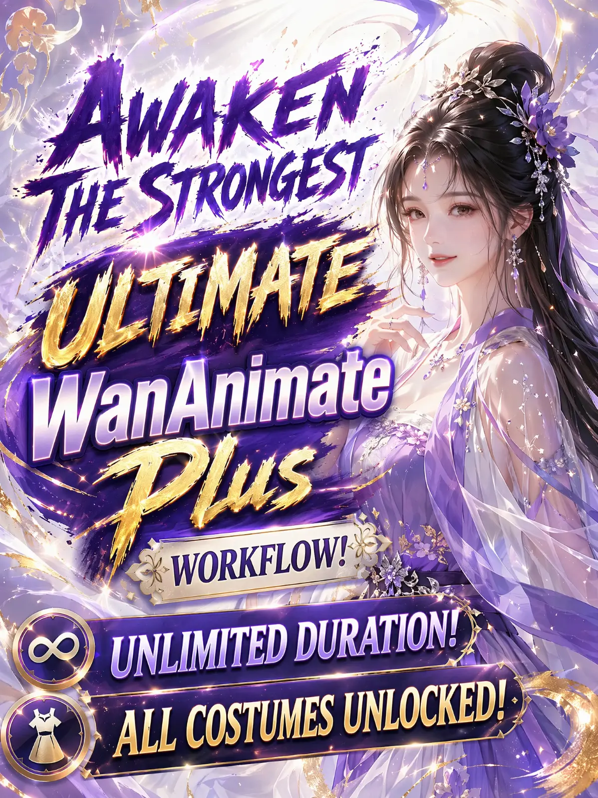 Super versatile wananimate plus version workflow! Unlimited duration, no degradation, customizable outfits! Supports camera movement!