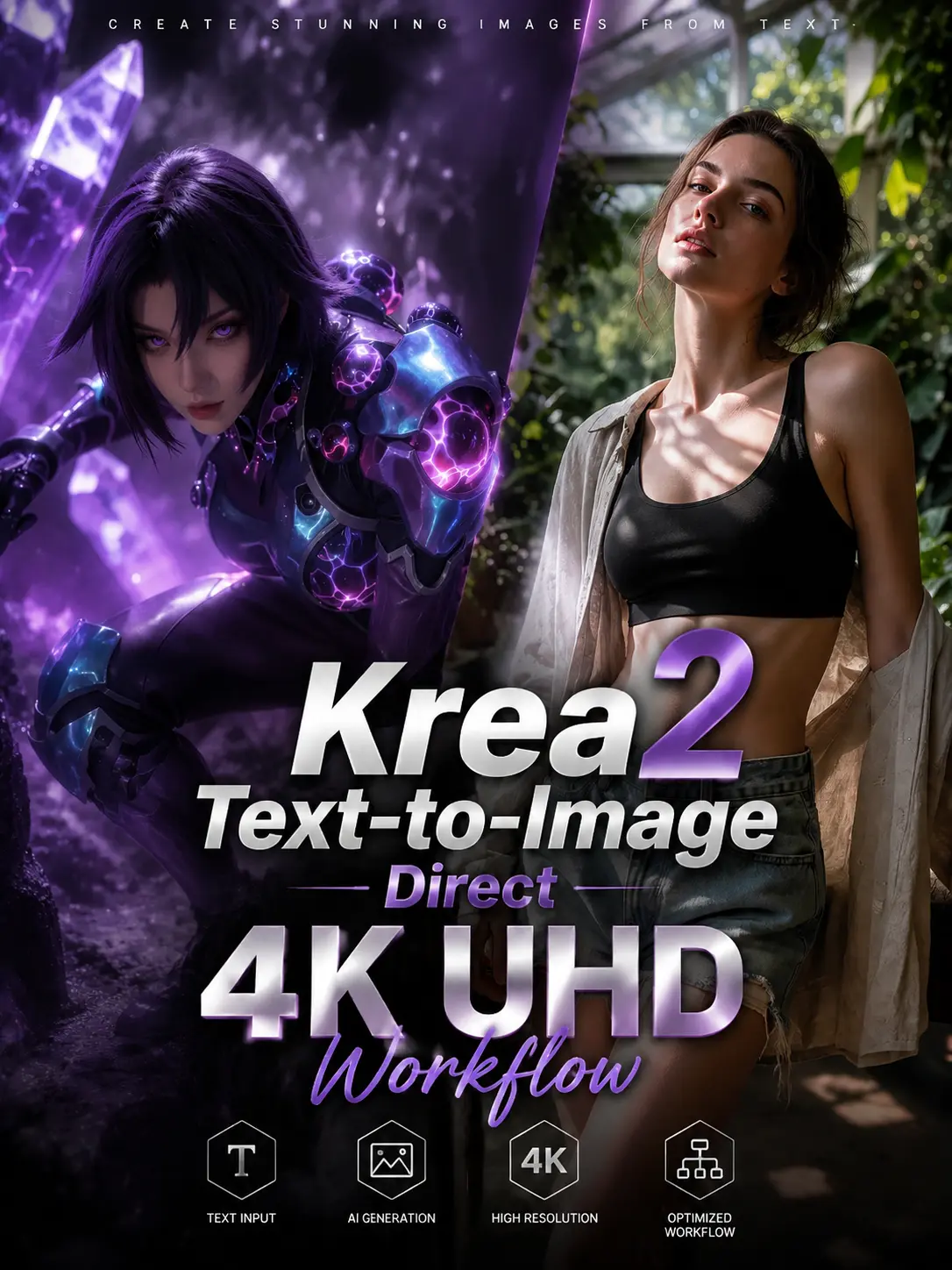 Krea2_Text-to-Image Direct 4K UHD Workflow