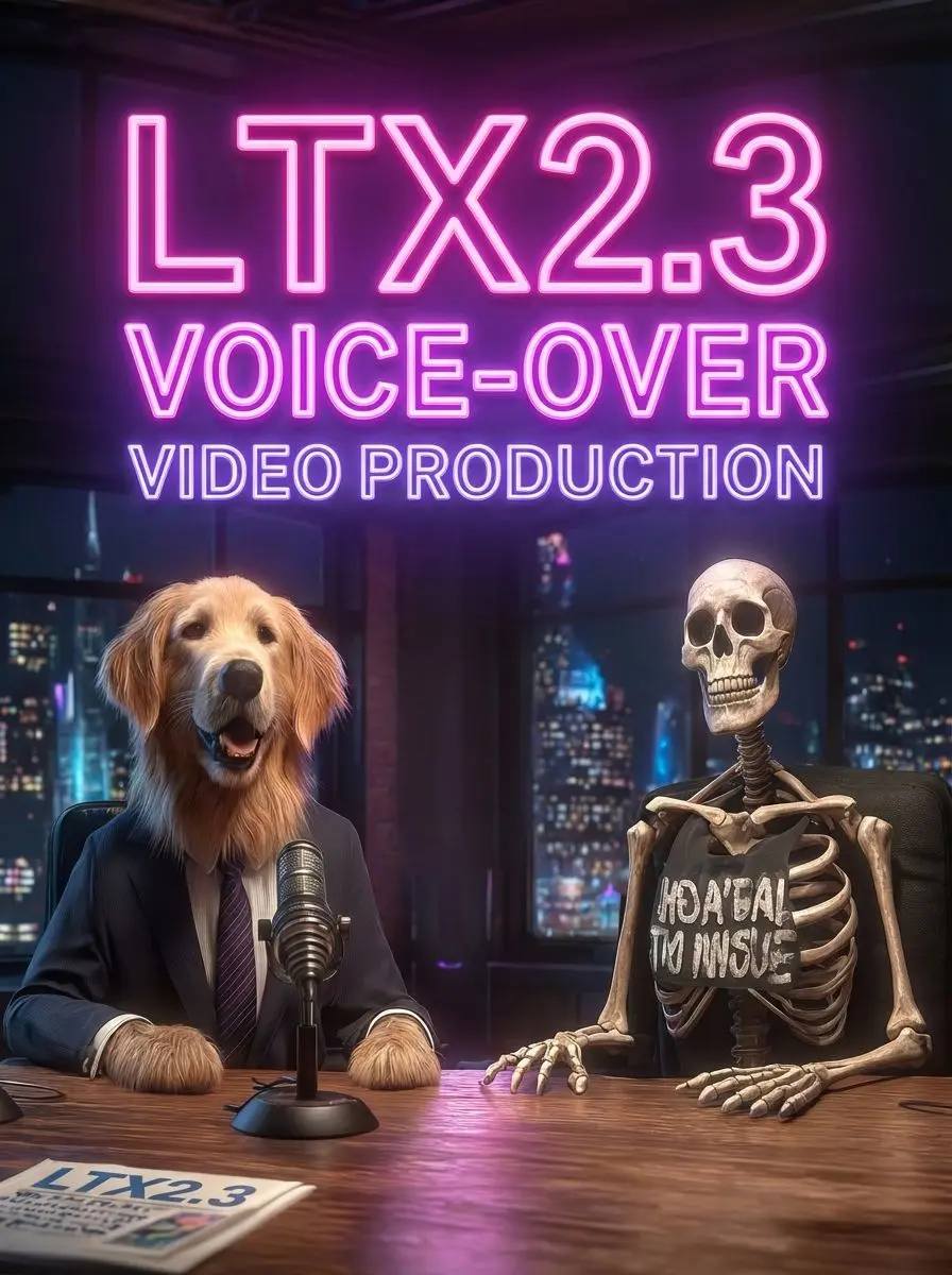 LTX2.3 Voice-over Video Production Workflown