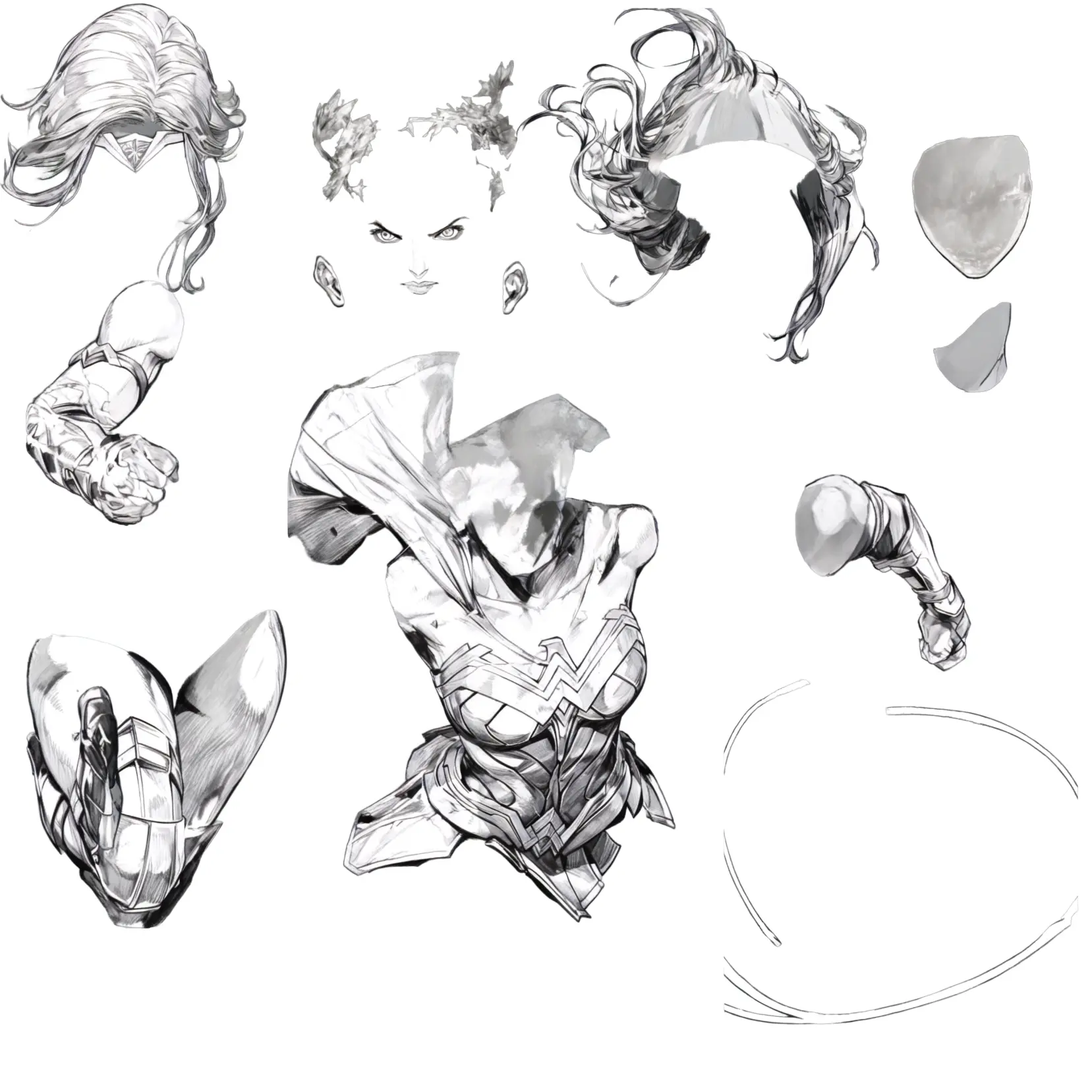 seethrough - Layered Breakdown of Anime Characters