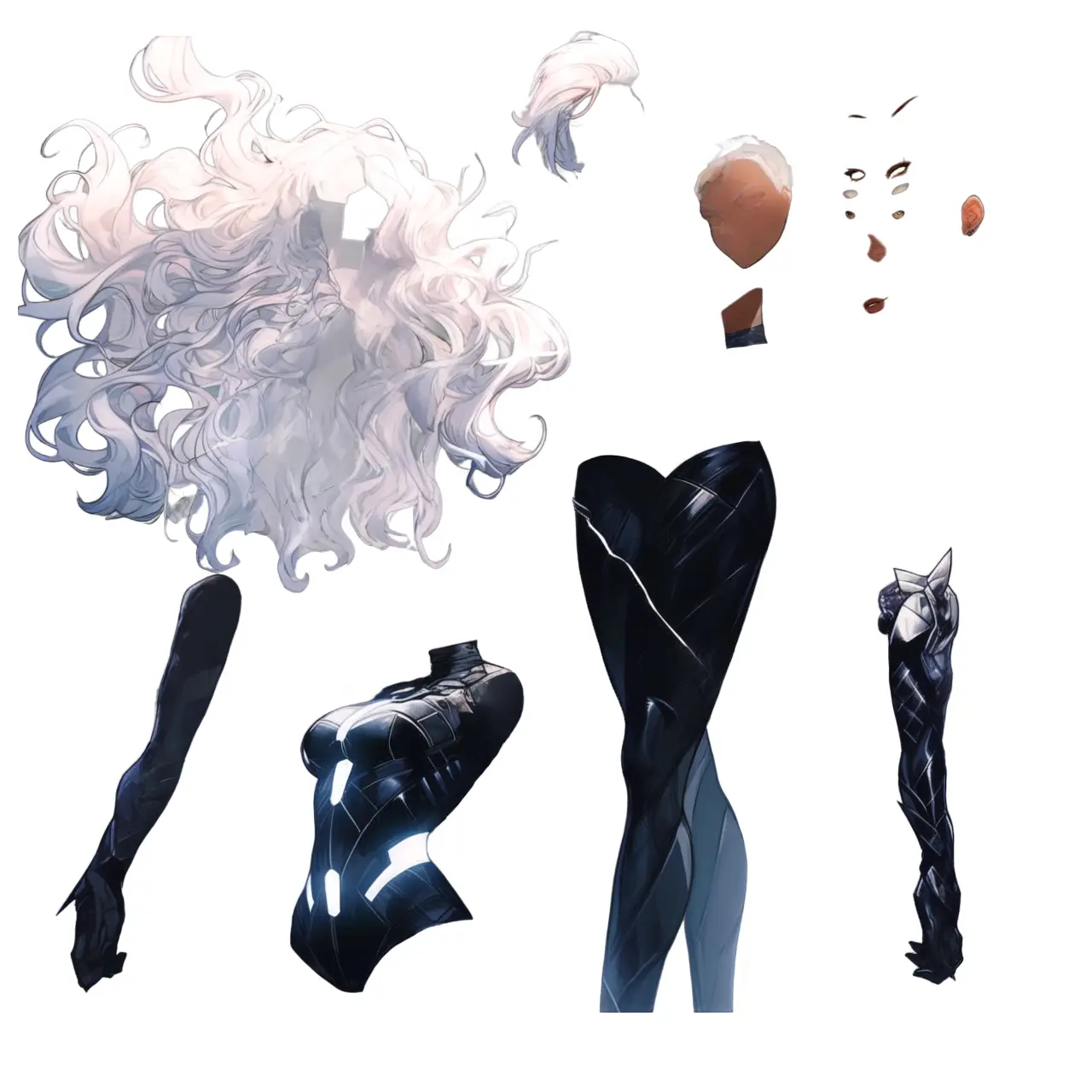 seethrough - Layered Breakdown of Anime Characters