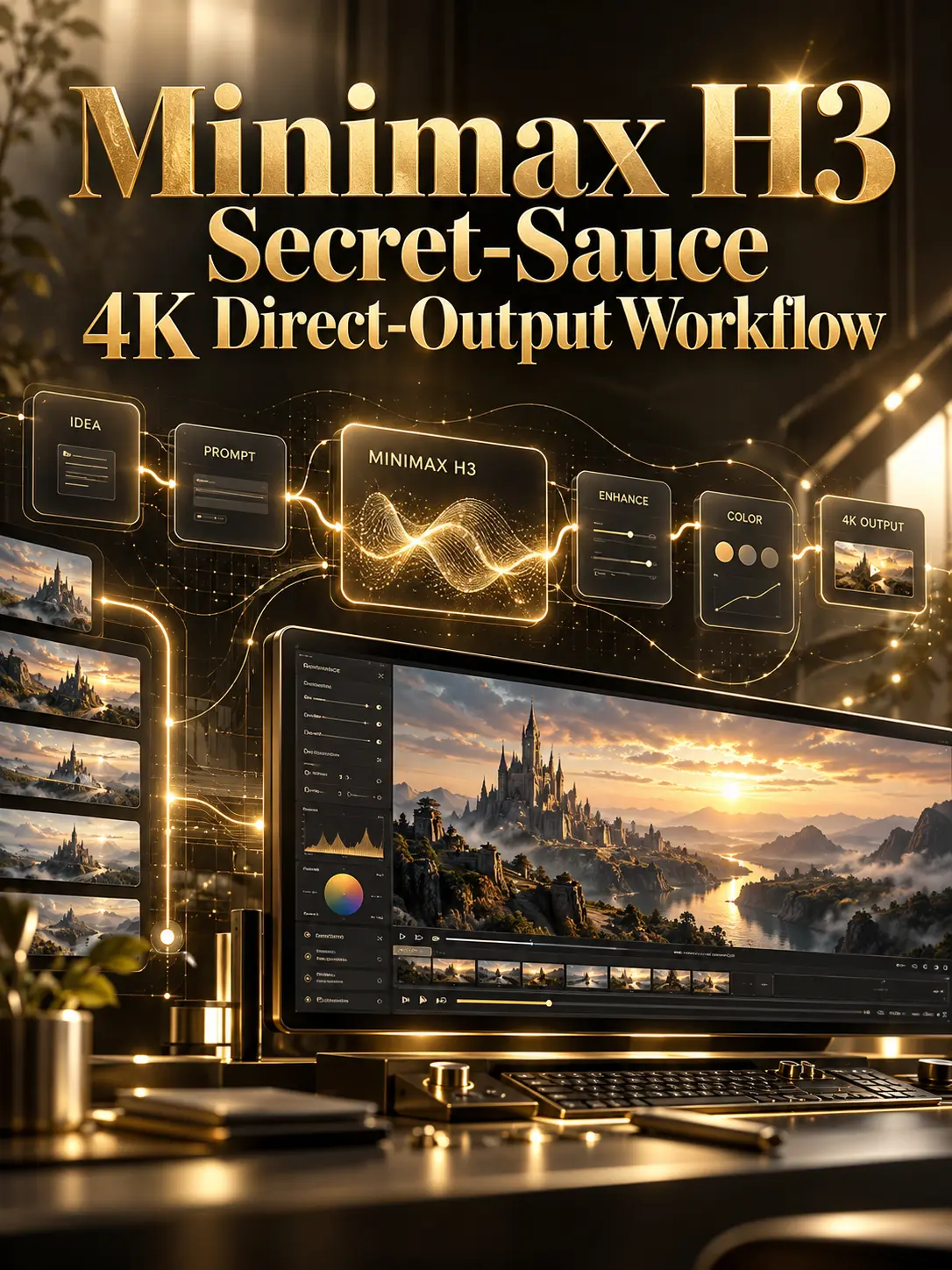 Minimax H3 Secret-Sauce 4K Direct-Output Workflow