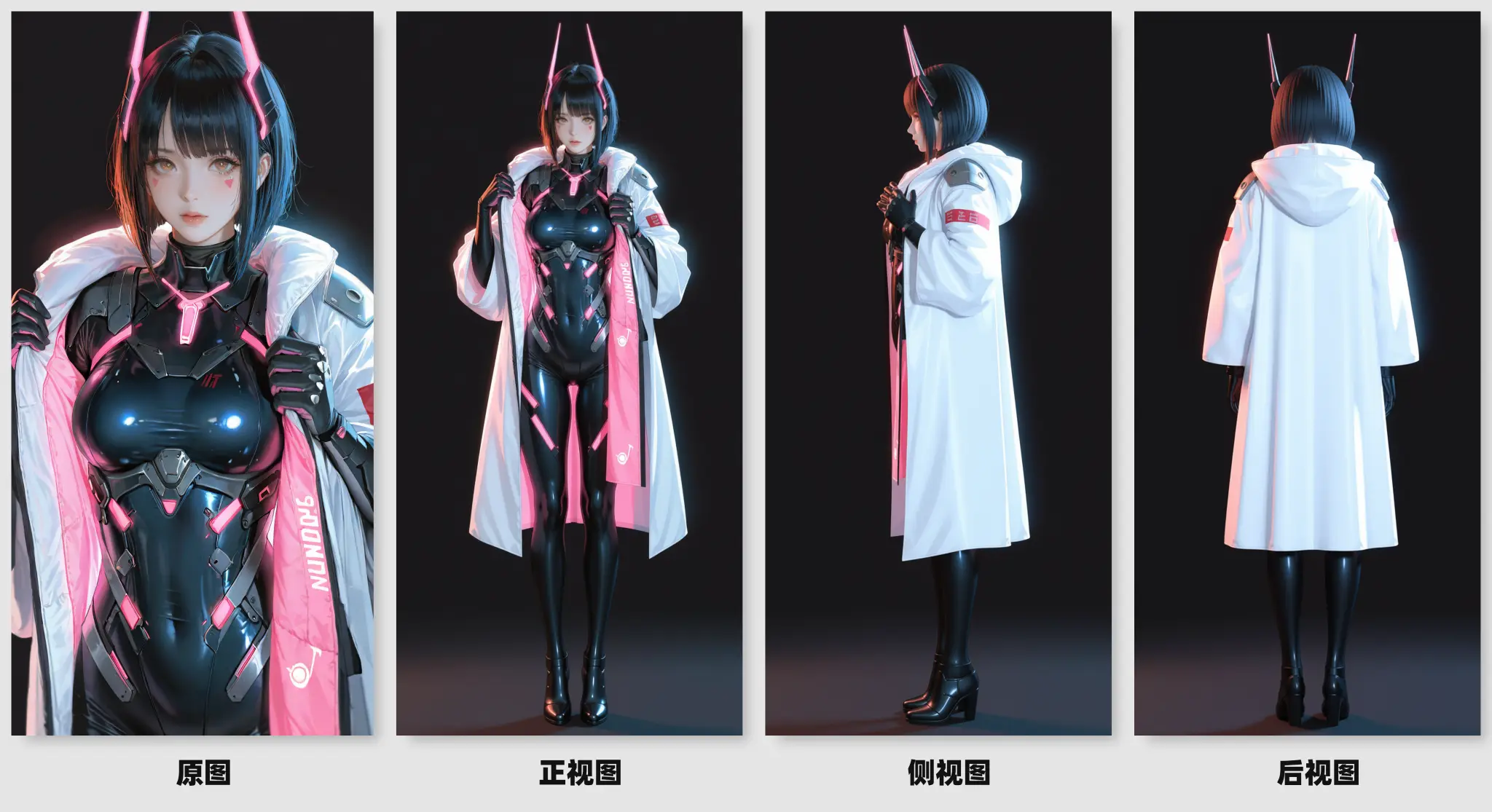 Three-view _QWEN EDIT AIO One-click Three-view Simplified Version