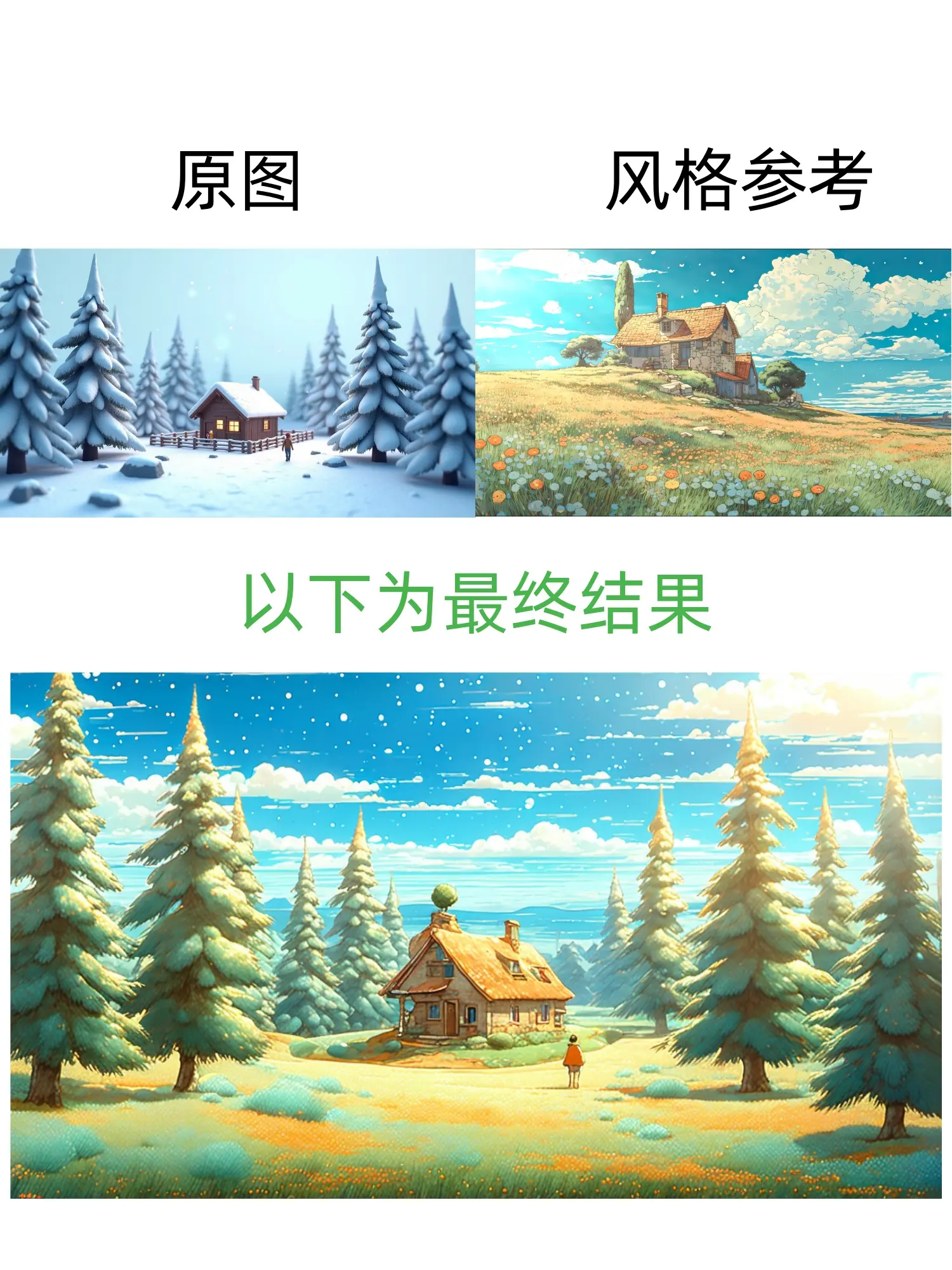 One-click style transfer