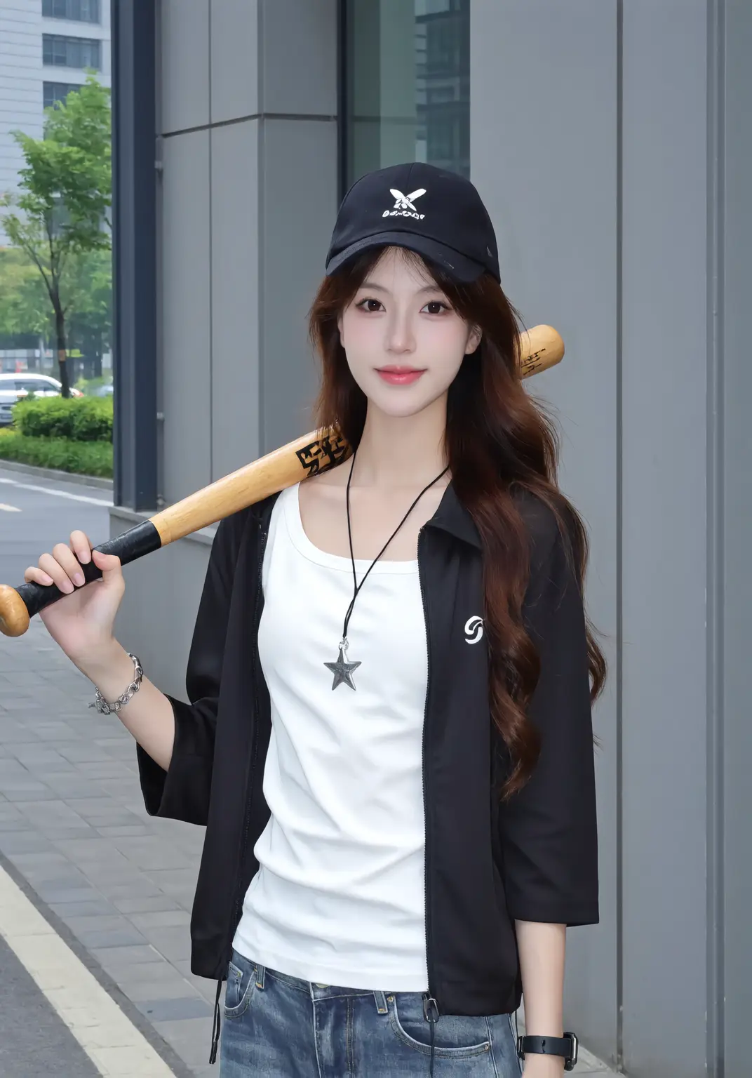 Asian Girl with Photorealistic (Xiaohongshu Girl)