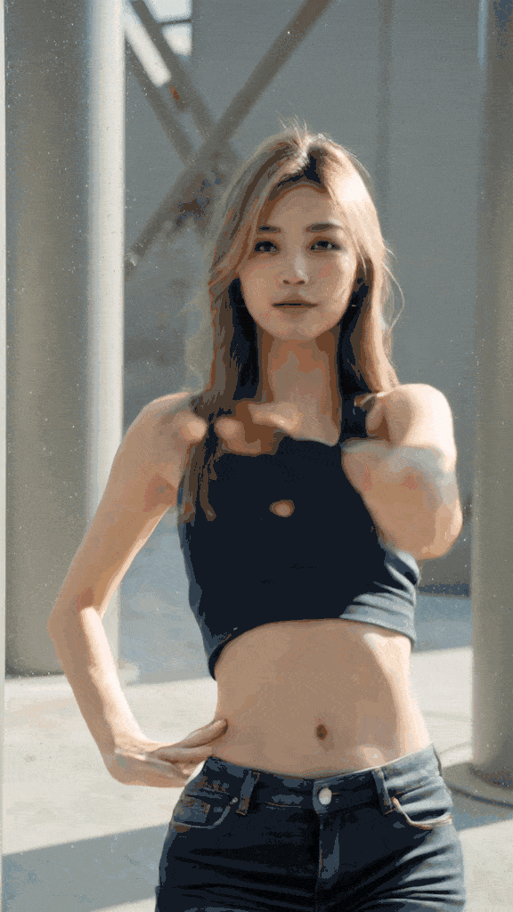 Extreme real dance video migration (Wan2.1)