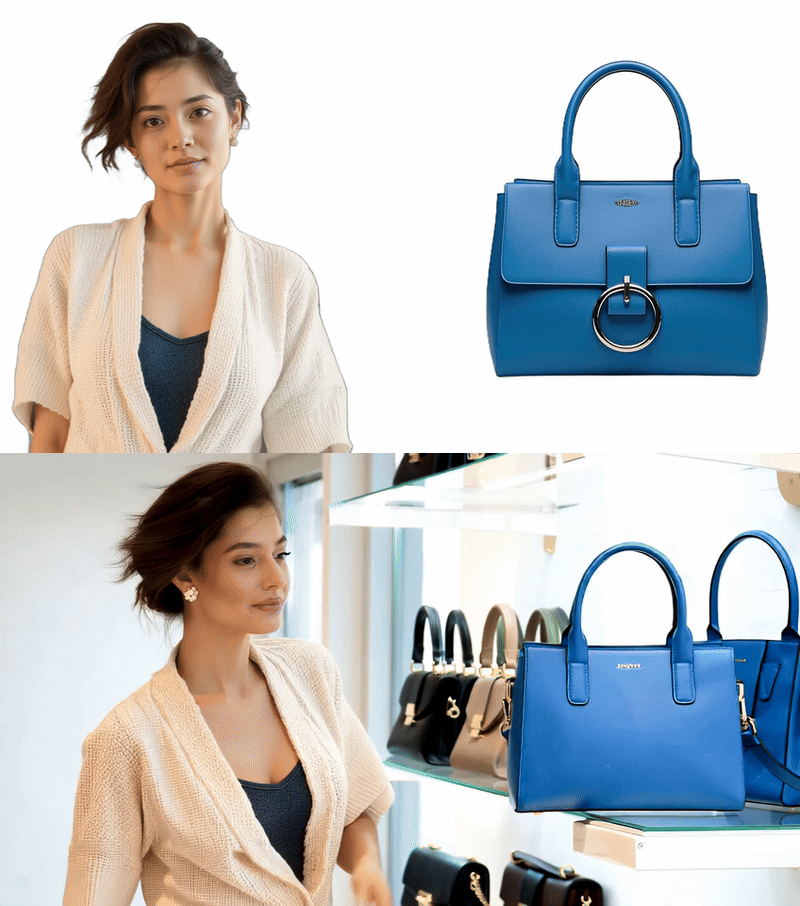 VACE14B Multi-image Reference (E-commerce Livestreaming | Image Fusion)