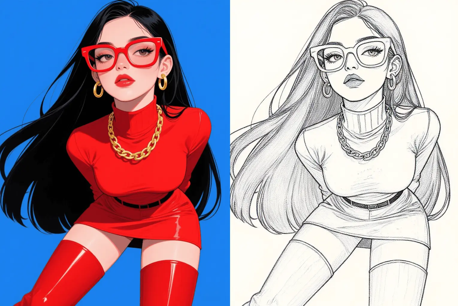 23 Styles of Redrawing | Supports Random Drawing and User-Customized All-in-One Redrawing Tool (Kontext)