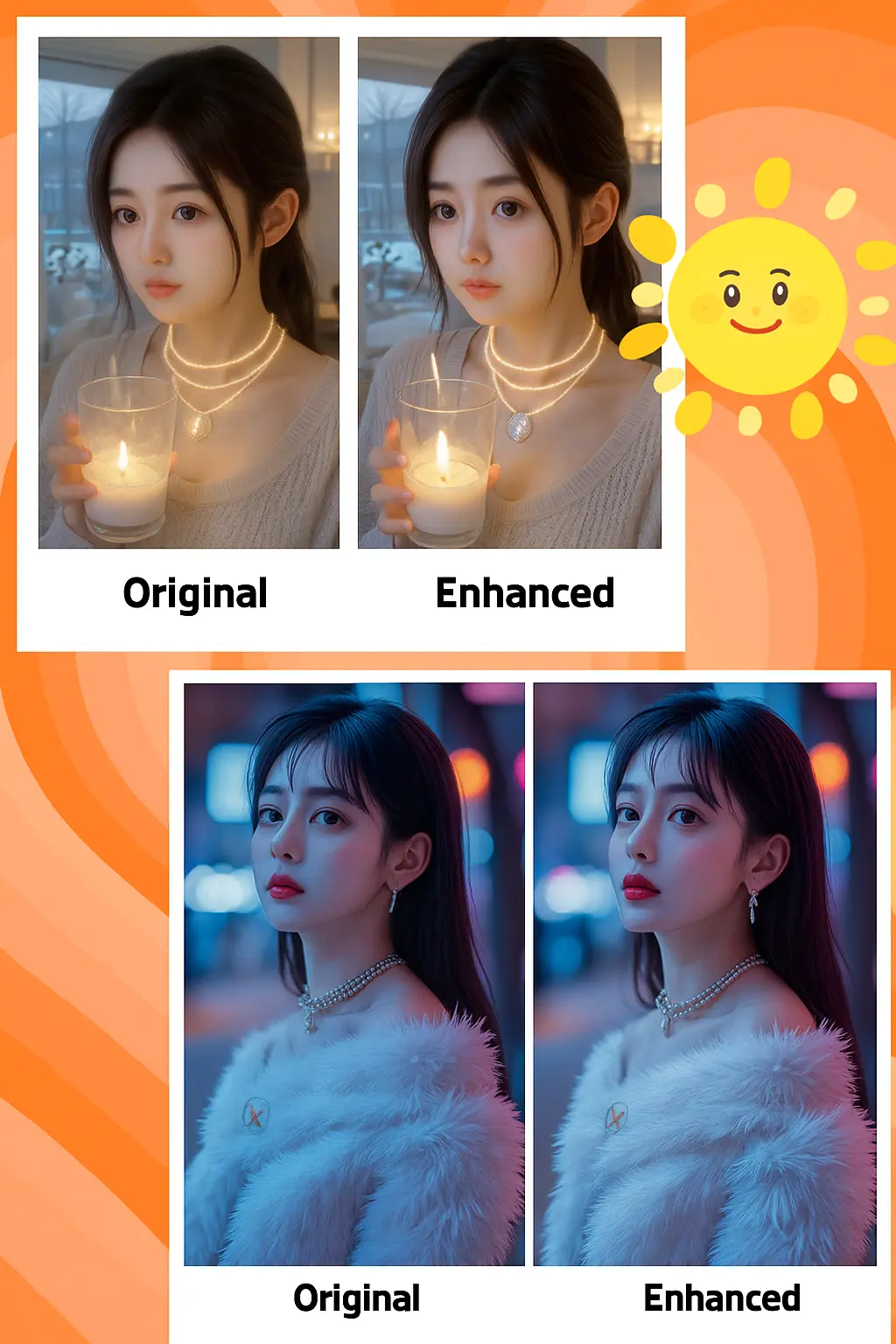 Real skin texture Picture quality enhancement Natural lighting | Kontext DEV LORA