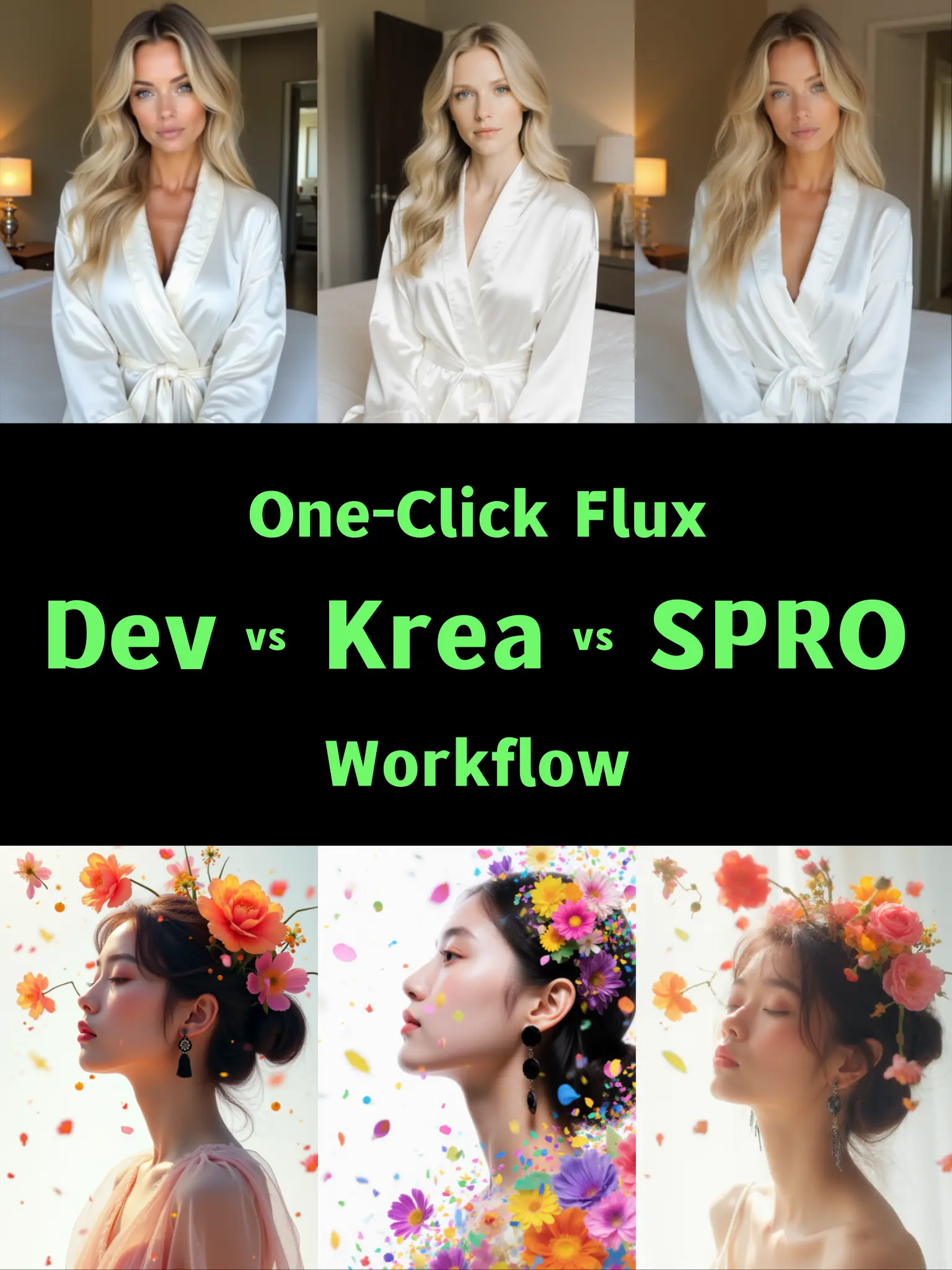 One-Click FLUX Dev/Krea/SPRO Workflow