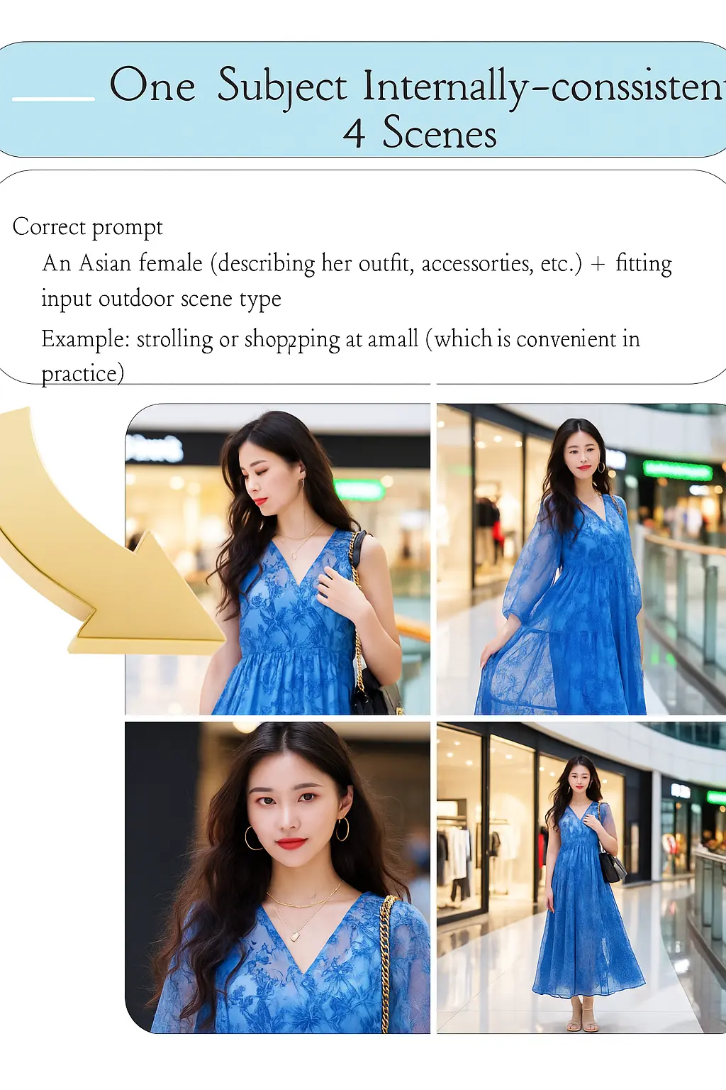 QY5 Scenario Styling Four-Act Play (Wan2.2) Diverse and Varied, E-commerce, Models, Clothing, Character Consistency High-definition Zoom, Universal Migration