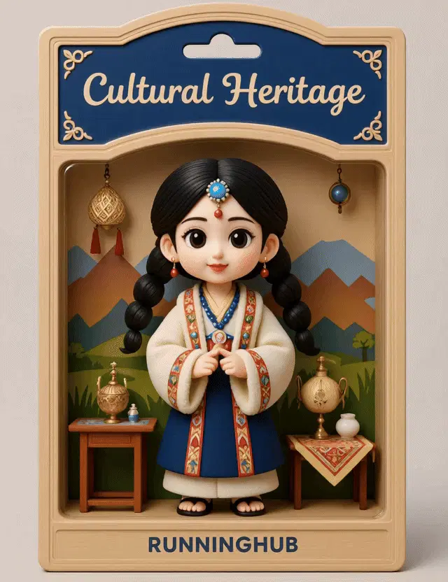 Cartoon 3D Collectible Doll
