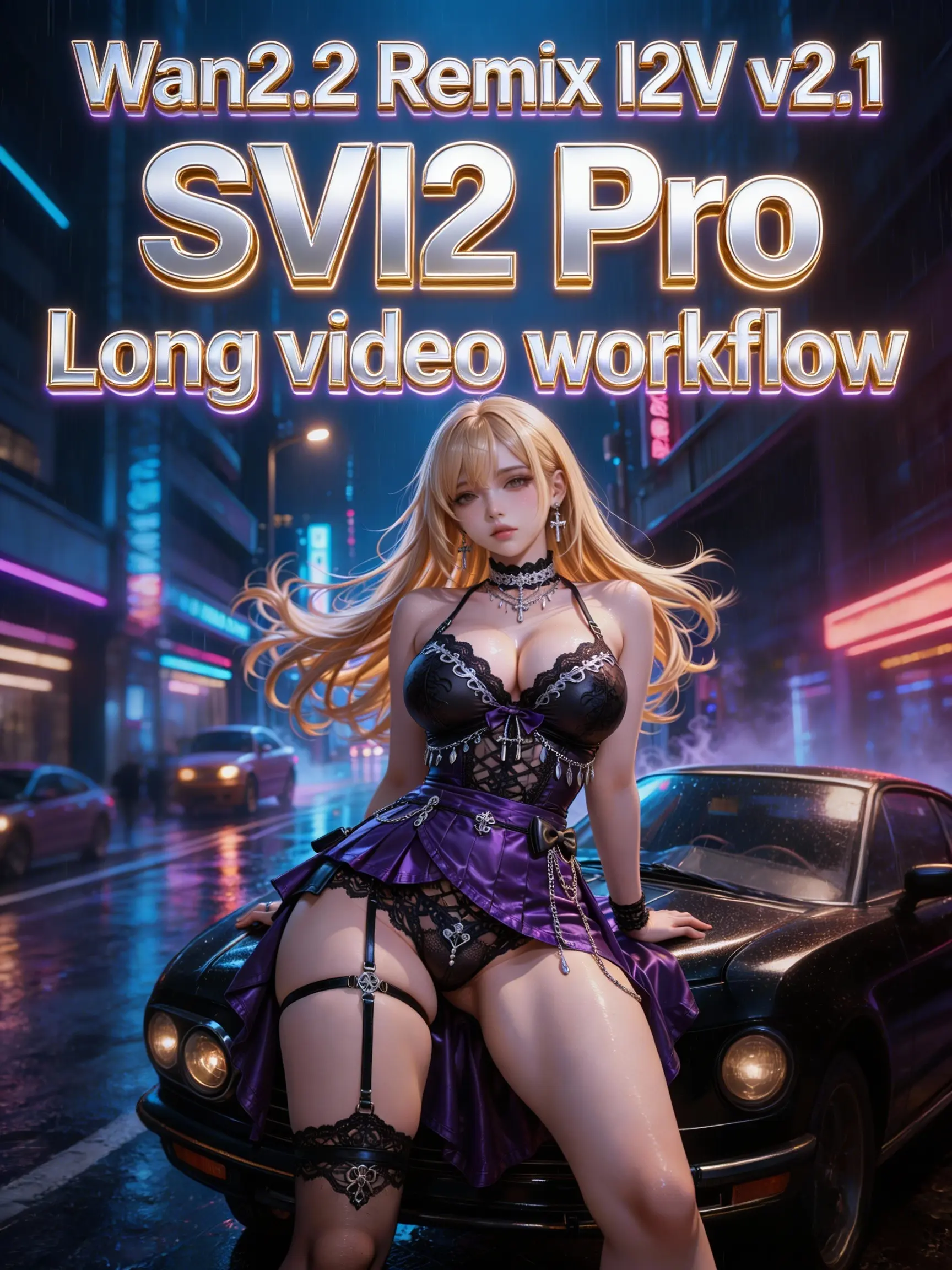 Wan2.2 Remix I2V v2.1 SVI2Pro Fully Automatic Reverse Long Video Workflow