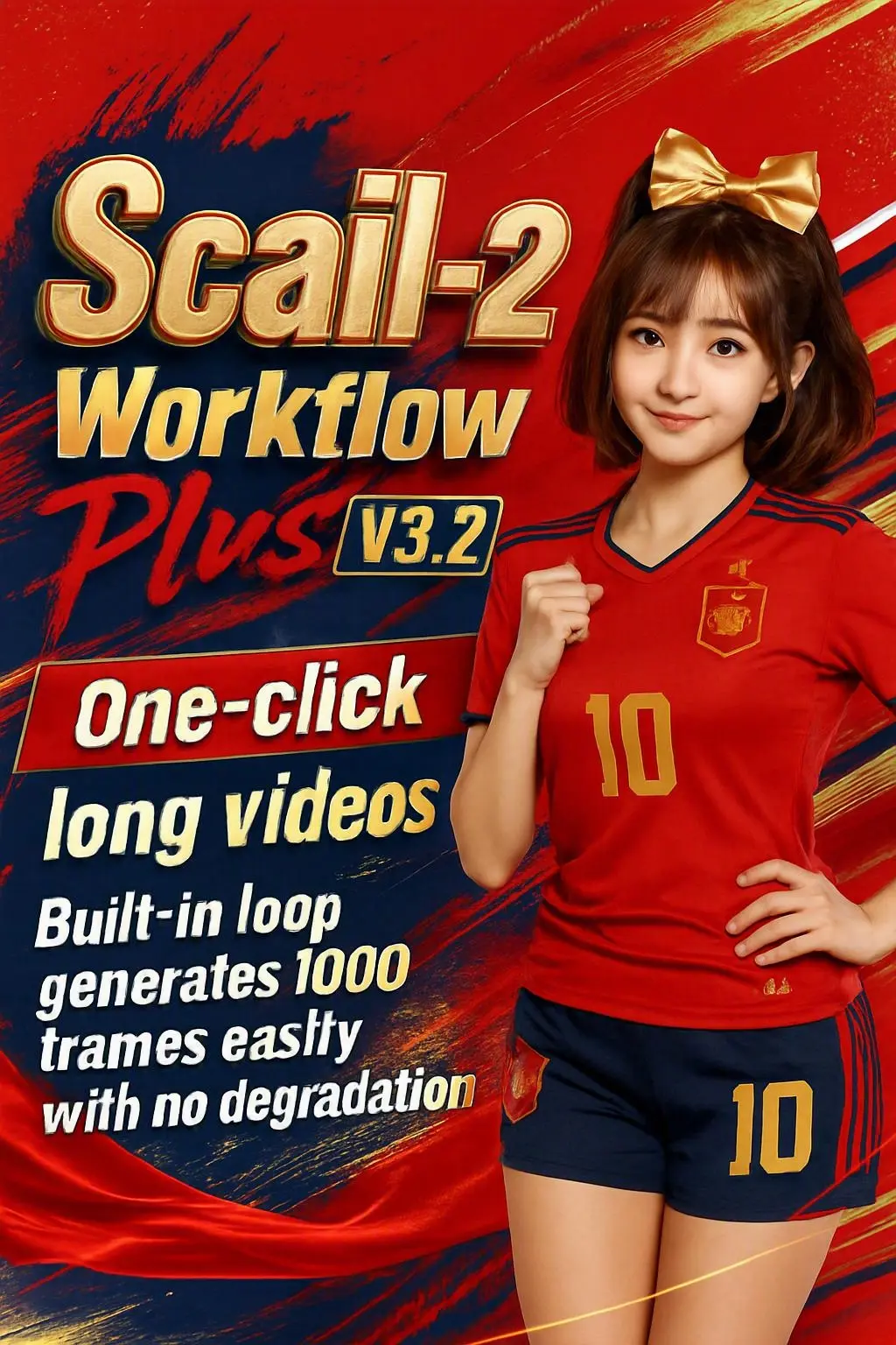 【Action Transfer】Scail 2 Advanced Workflow Plus V4 Edition【Long Video Multiple Image References Action Transfer Background Replacement】