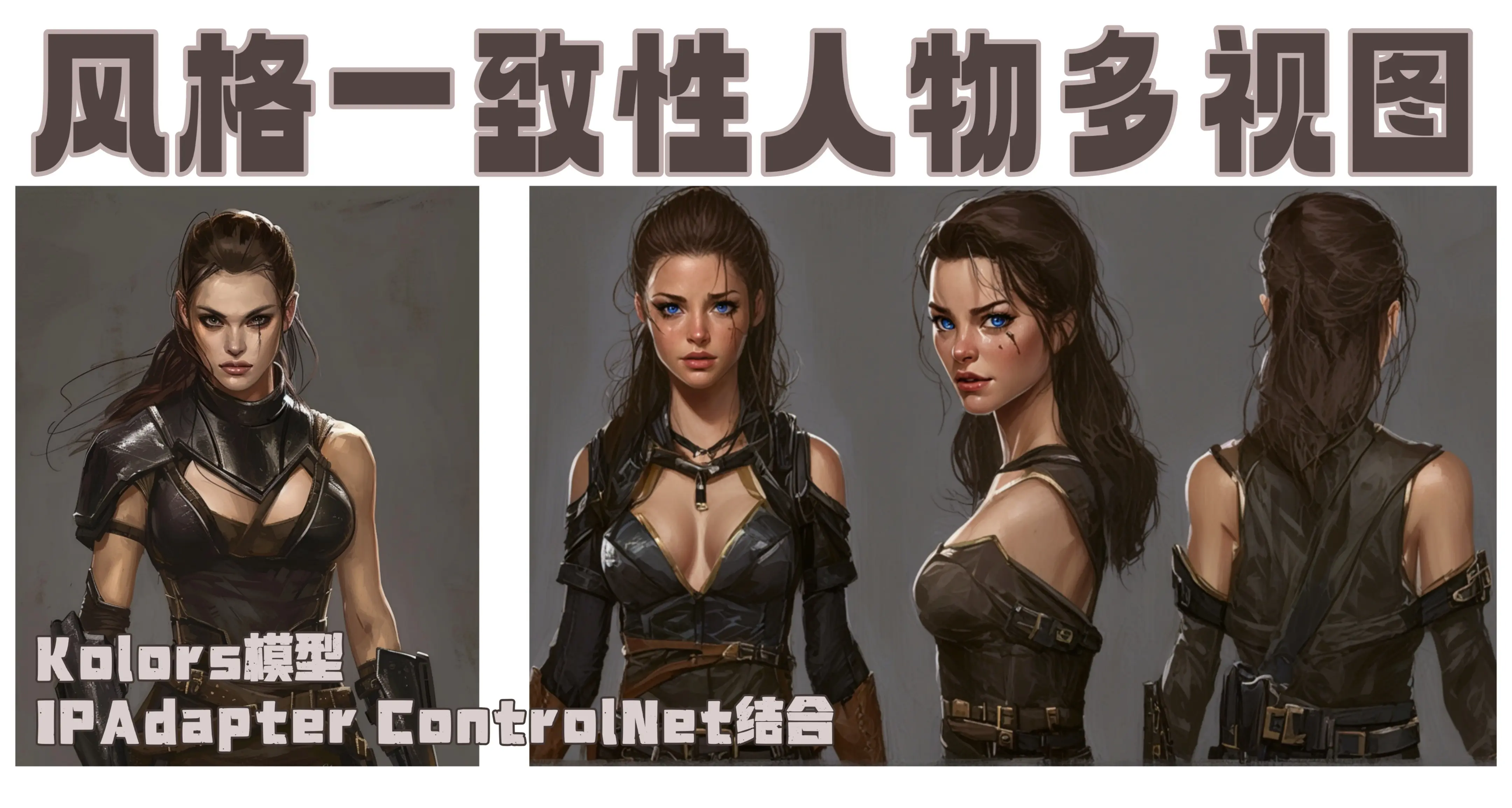 Multi-view of characters