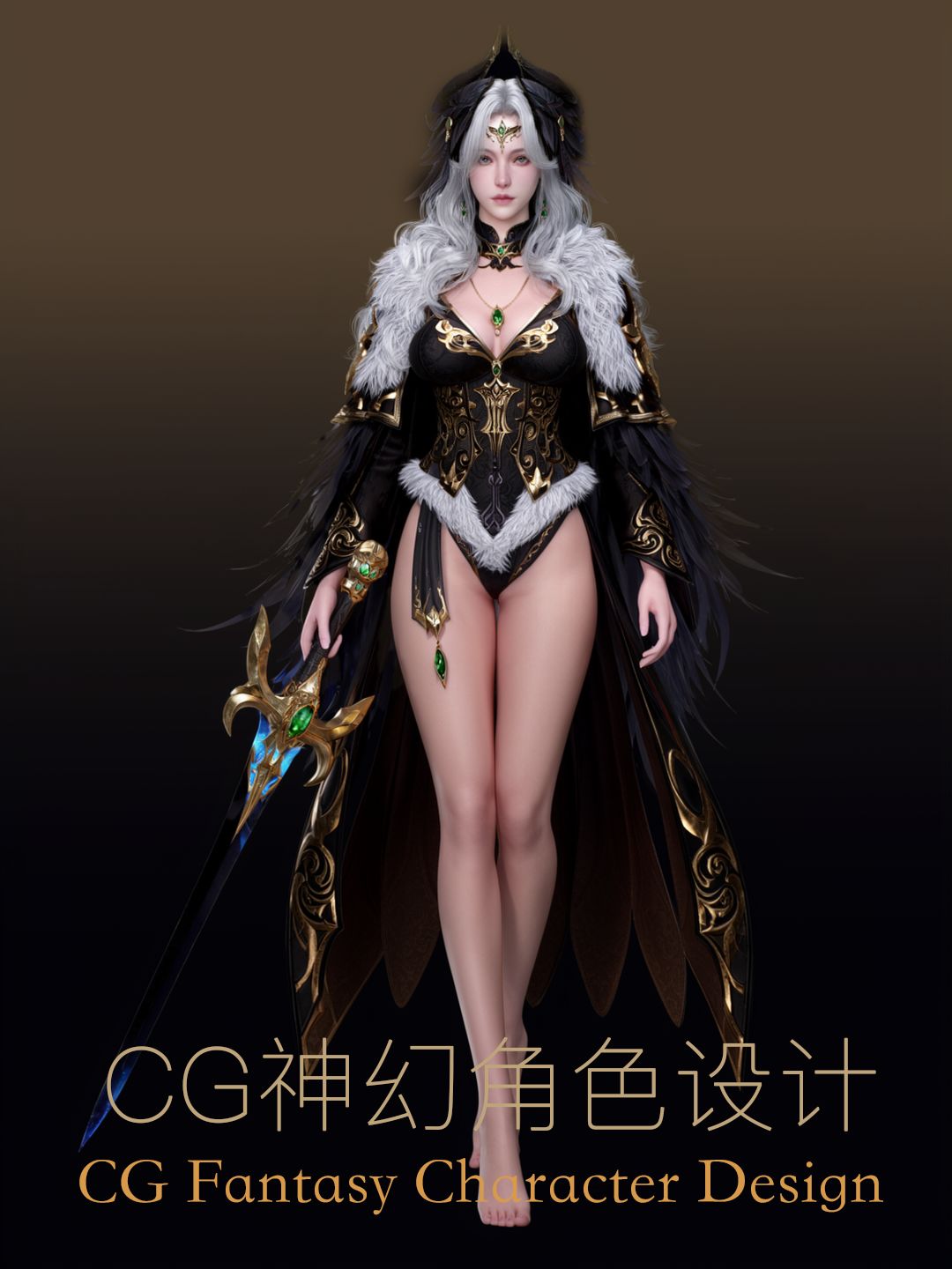 CG Fantasy Character Design