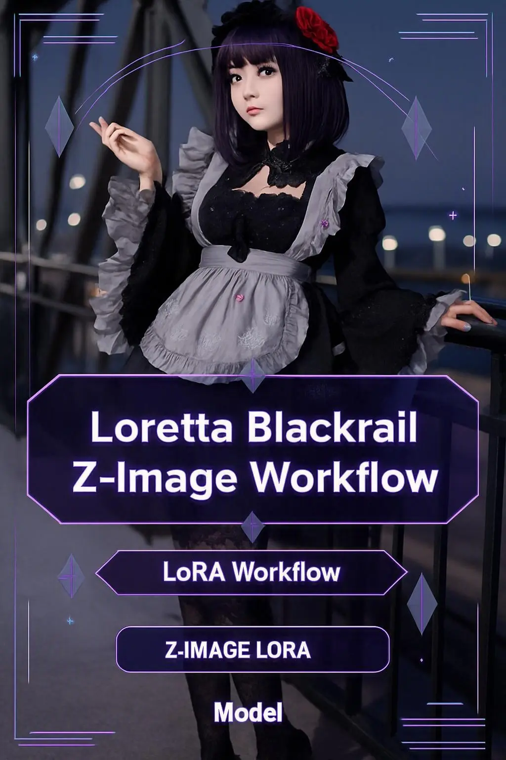Tutu's Lolita Shizuku Kuroe Outfit workflow