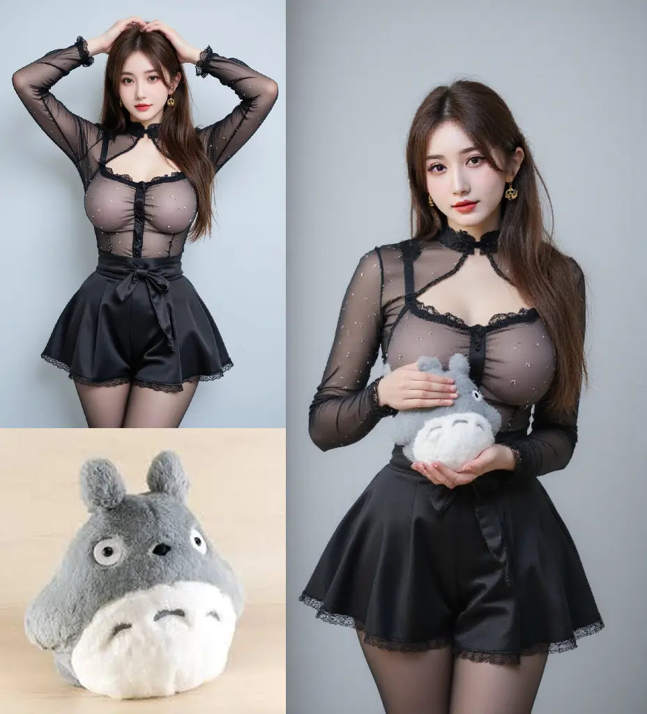 wan2.1 E-commerce model product display video Consistency combined with posture control stable version