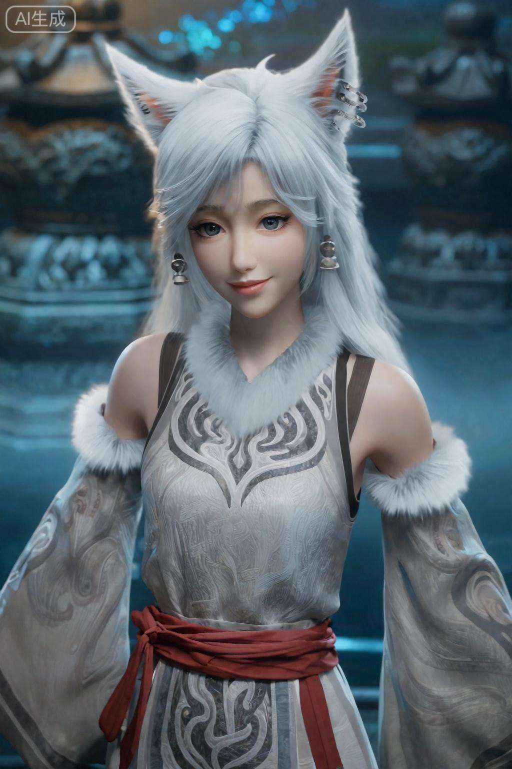 Silver Moon Immortal Transformation Costume zimage Mortal Cultivation Biography nsfw