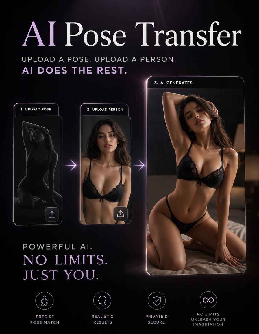 AI Pose Transfer (no restrictions)