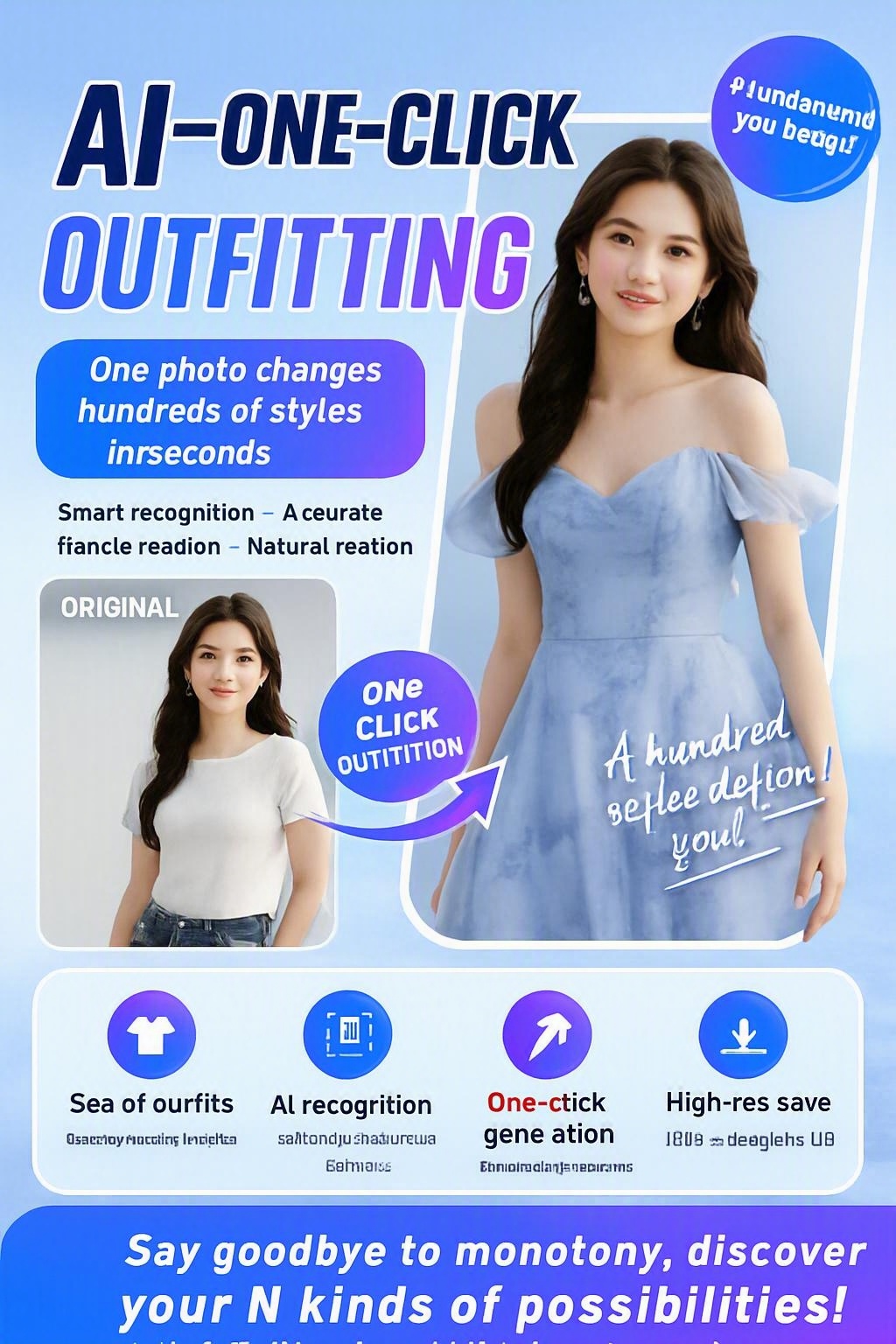 AI One-Click Outfit Change
