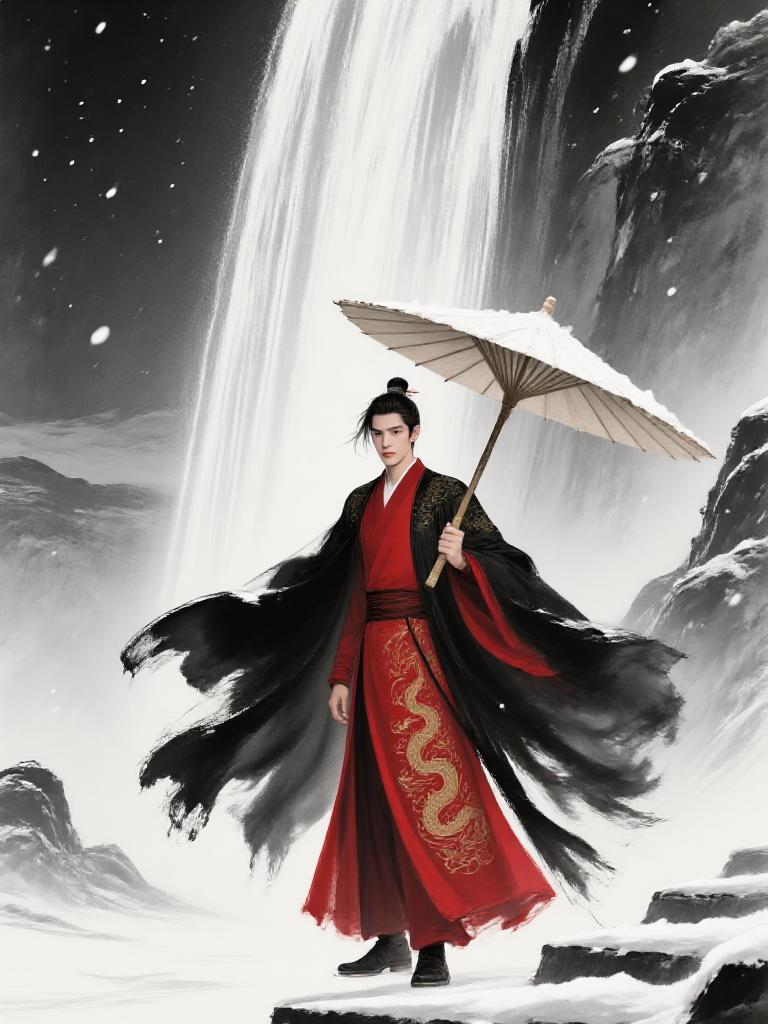 Canghai Legend National Style Ink Illustration Style