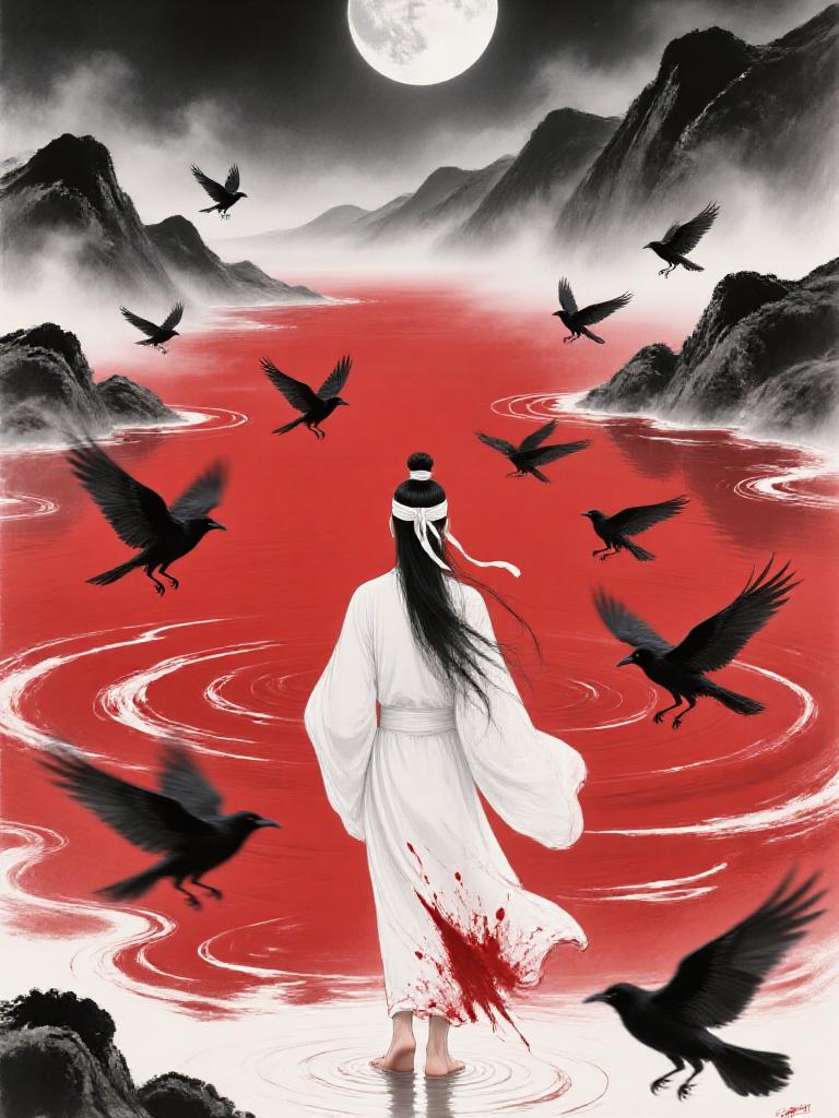 Canghai Legend National Style Ink Illustration Style