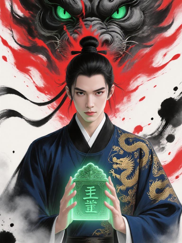 Canghai Legend National Style Ink Illustration Style