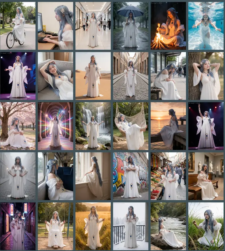 Generate 60 Lora datasets from one image (multi-scene, multi-angle)