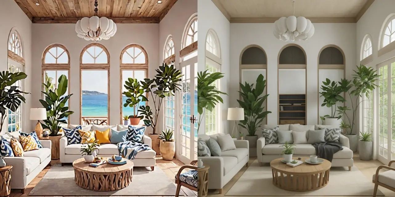 Interior Design Style Switching