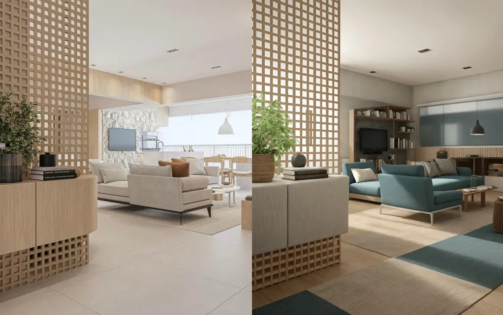 Interior Design Style Switching