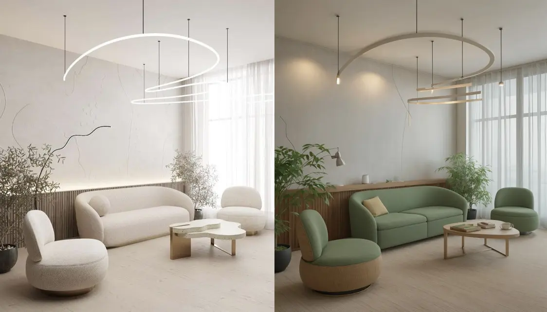 Interior Design Style Switching