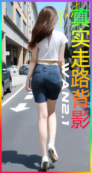 wan2.1 I2V 14Bi2v Walking back view lora Character walking