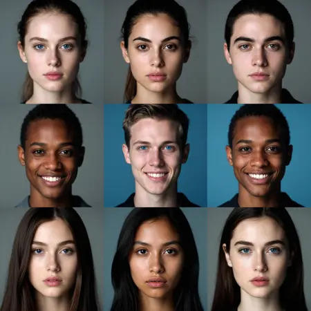 ZImage Turbo Skin Color Change Delicate Movie Style Delicate Skin Brown Skin Tone, Fair Skin Tone, White Cold Skin Tone, Cold Skin Tone,