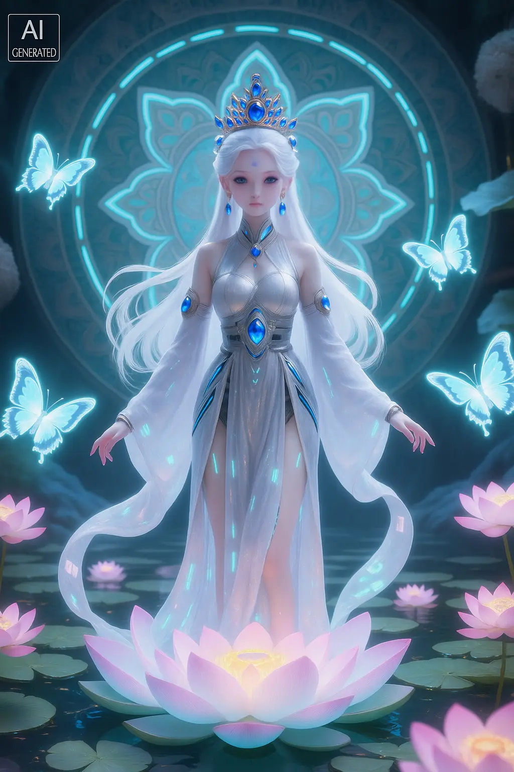 Qwen image Lora Cyberpunk Ancient Style