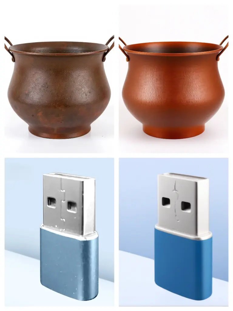One-click product retouching with excellent results
