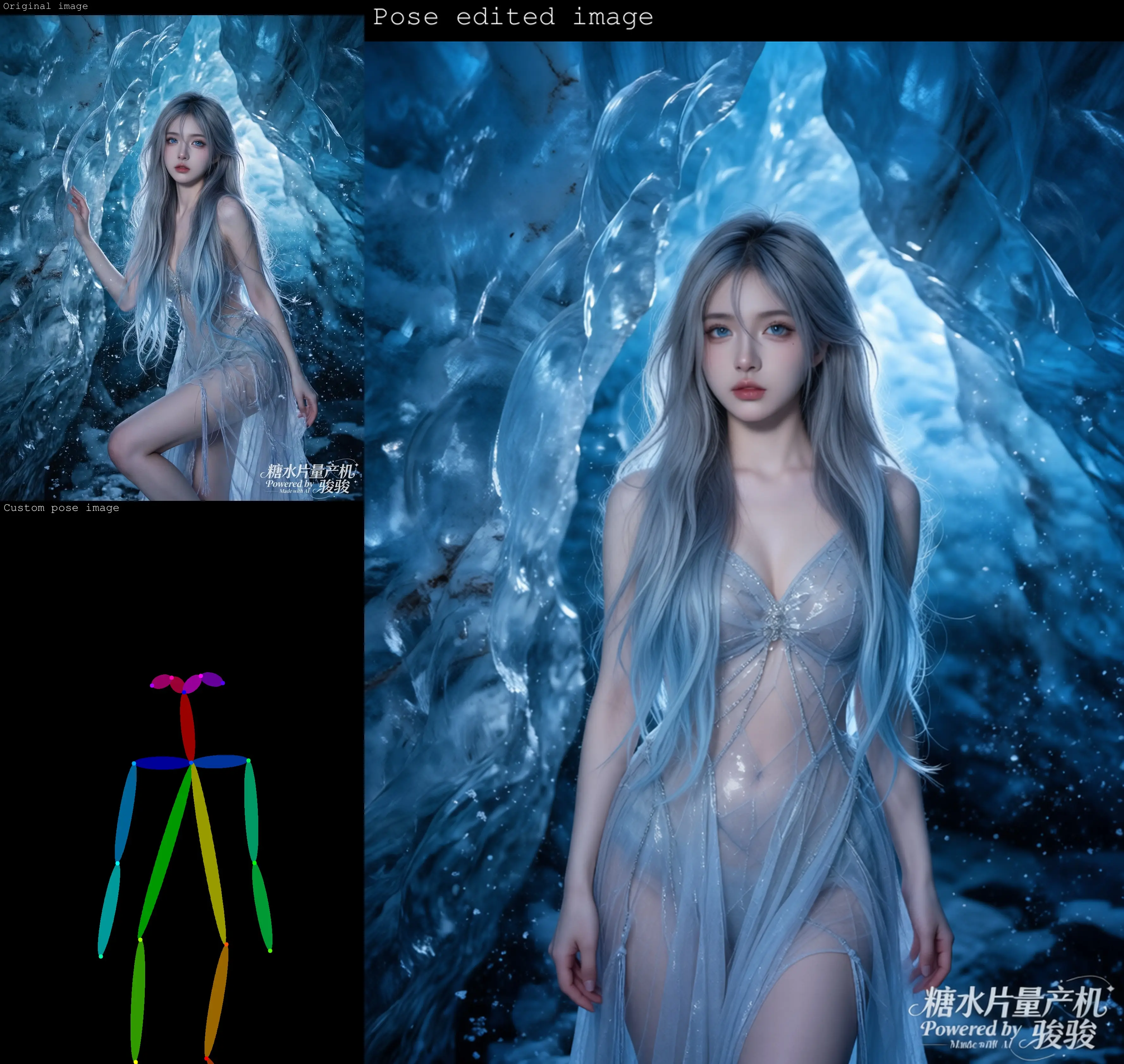 Qwen-AIO Pose Editing