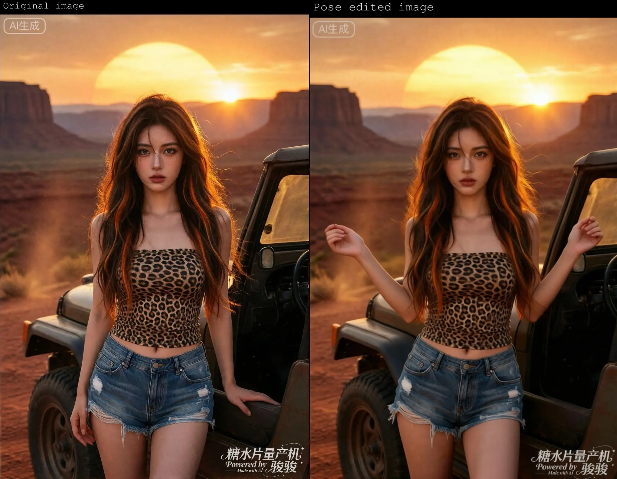 Qwen-AIO Pose Editing