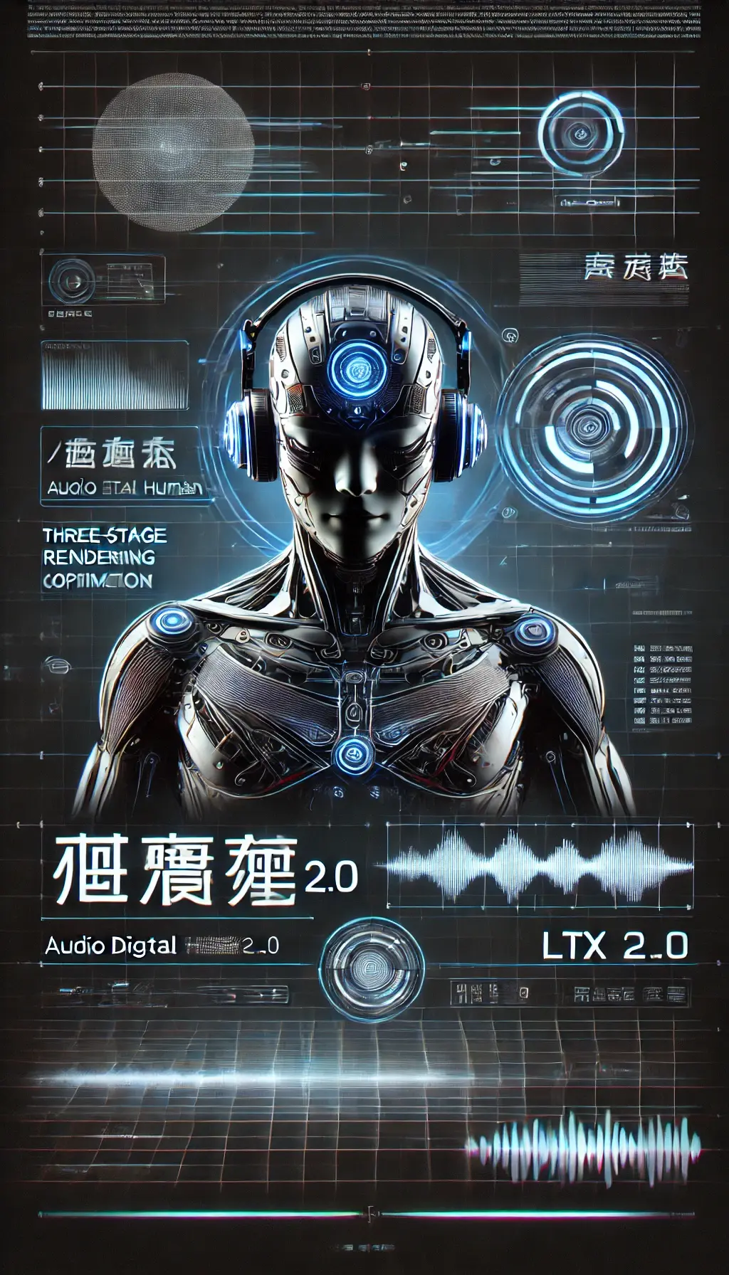 Audio Digital Human 2.0 | Third-level rendering polished version, more natural speech