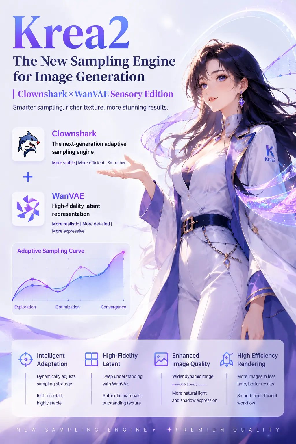 Krea2 New Sampling Output Engine | Clownshark×WanVAE Texture Edition