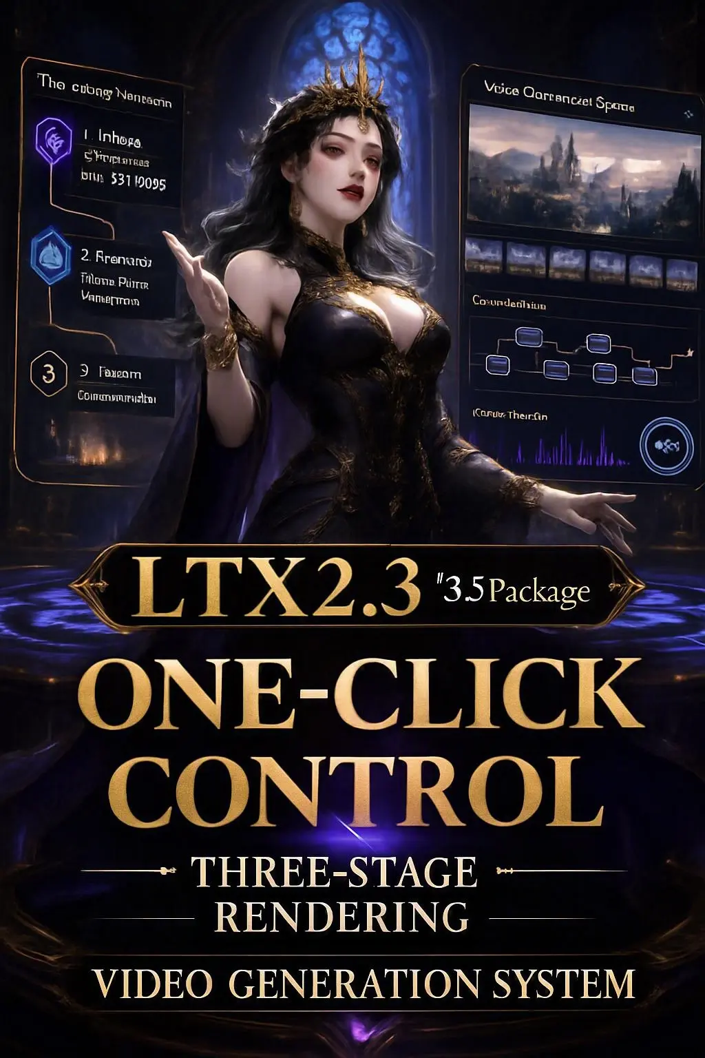 LTX2.3 3.5 Suite | One-click Control · Three-stage Rendering · Video Generation