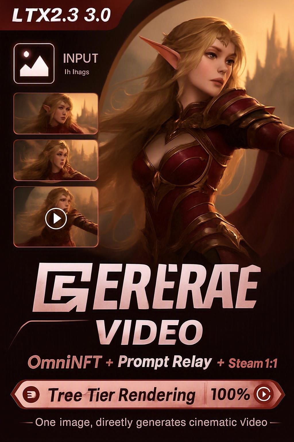 Image-to-Video 3.0 | OmniNFT Relay Distillation 1.1 | One Image to Video