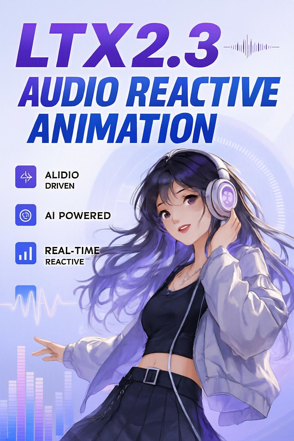 LTX2.3 Audio Reactive Animation Workflow